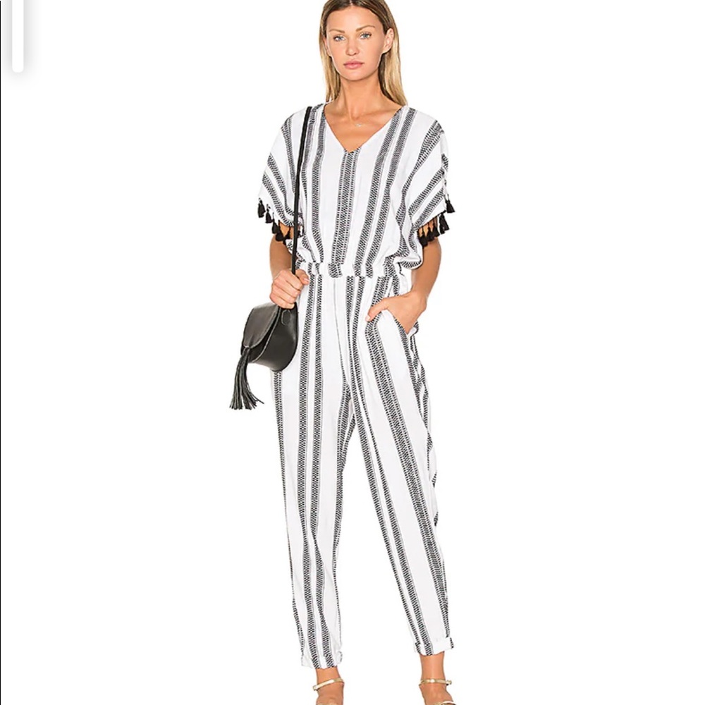 Worn Once- Stripe Jumsuit in XS